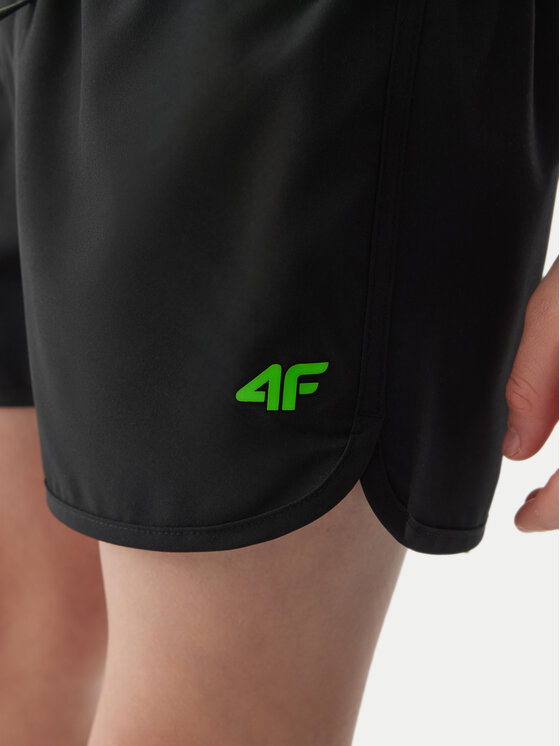 4F 4F Plavecké šortky 4FJWSS24UBDSM068 Černá Regular Fit