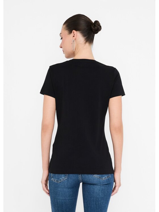 Liu Jo Liu Jo T-shirt UF5266JS904P9004 Nero Regular Fit