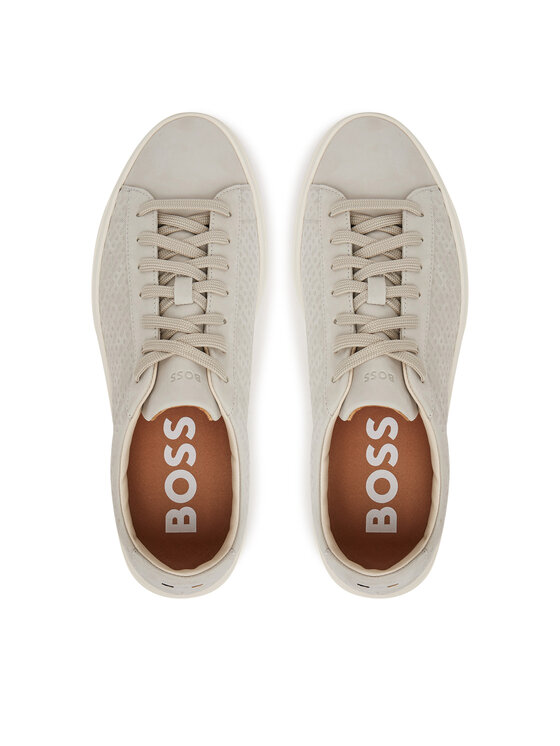 BOSS BOSS Sneakersy Kieran Tenn 50542092 Béžová
