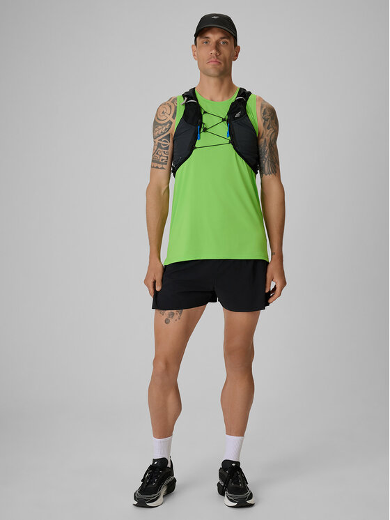 4F 4F Szorty sportowe FLOW MOTION Czarny Regular Fit