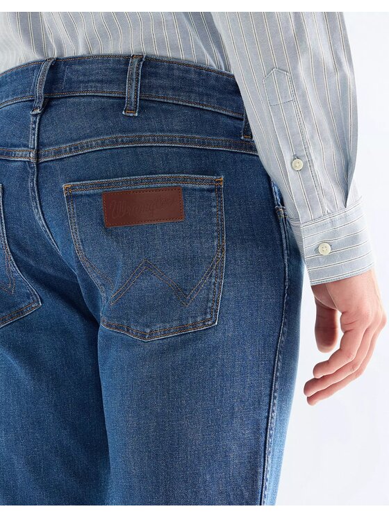 Wrangler Wrangler Jeansy GREENSBORO Niebieski Straight Leg