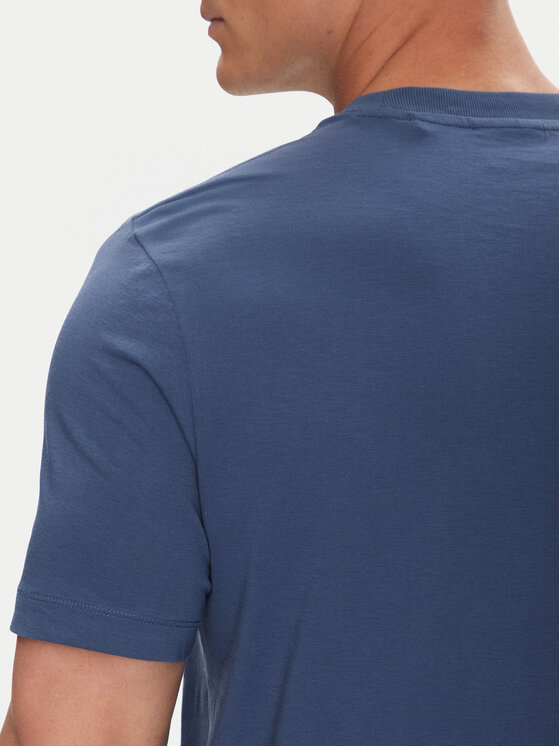 HUGO HUGO T-Shirt Dusplit 50542784 Granatowy Regular Fit