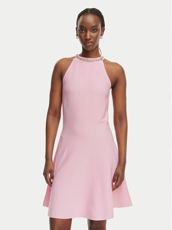 Morgan Sukienka codzienna 261-RMDIANE Różowy Regular Fit