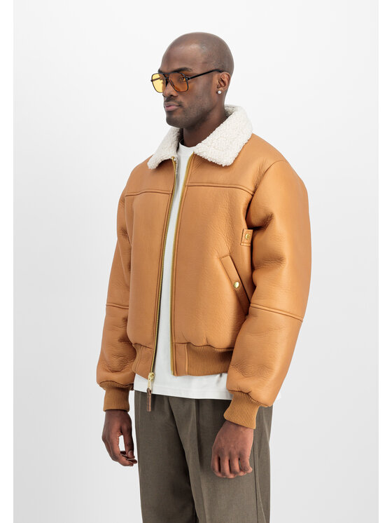 Alpha Industries Alpha Industries Kurtka bomber B-15 MOD Winter Jacket Beżowy Core Fit