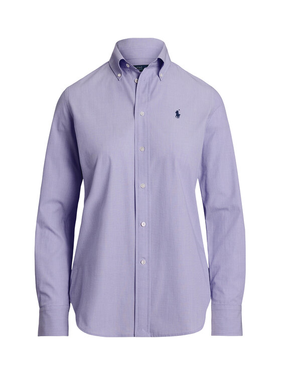Polo Ralph Lauren Polo Ralph Lauren Košile 211941509003 Fialová Slim Fit