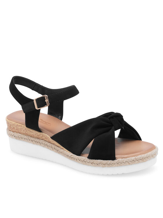 Clara Barson Clara Barson Espadrile ALIA WS2189-30 Negru