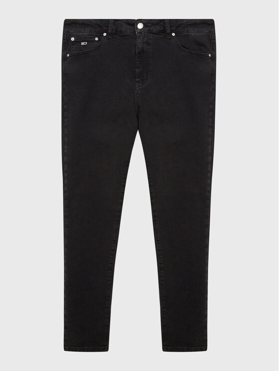 Tommy Jeans Curve Jeans hlače Melany DW0DW15535 Črna Skinny Fit