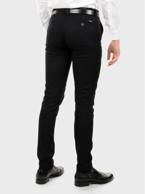Evenemen Evenemen Chinosy TRIBUN Czarny Slim Fit