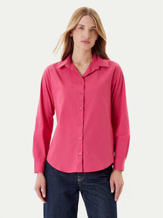 United Colors Of Benetton Košeľa 5HAXDQ0AX Ružová Regular Fit
