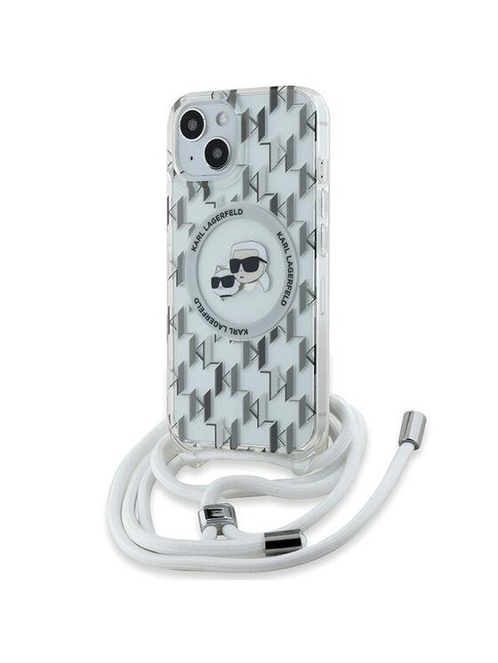 Etui na telefon KARL LAGERFELD, Przezroczysty, Apple iPhone 15