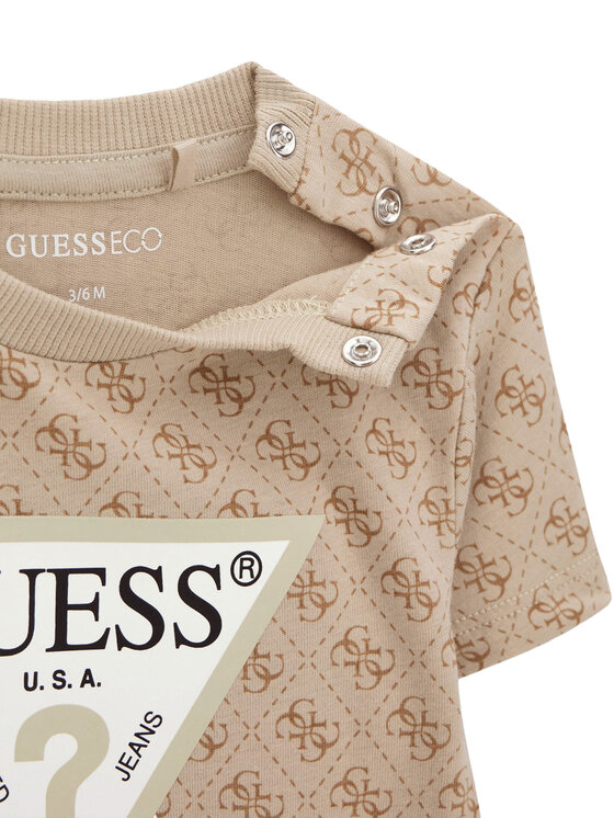 Guess Guess Комплект блуза и панталон I6YG01 K3964 Бежов Regular Fit