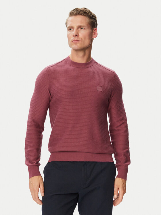 BOSS BOSS Pullover Arion 50527584 Dunkelrot Regular Fit