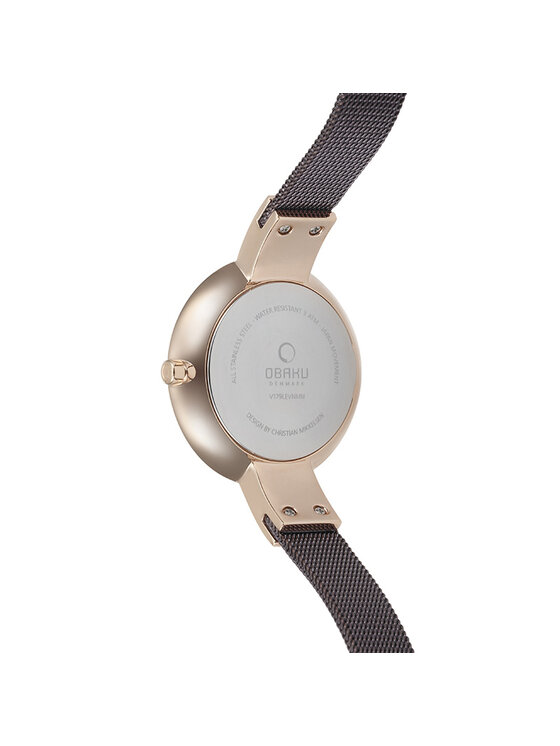 Obaku Obaku Zegarek V179LEVNMN Czarny