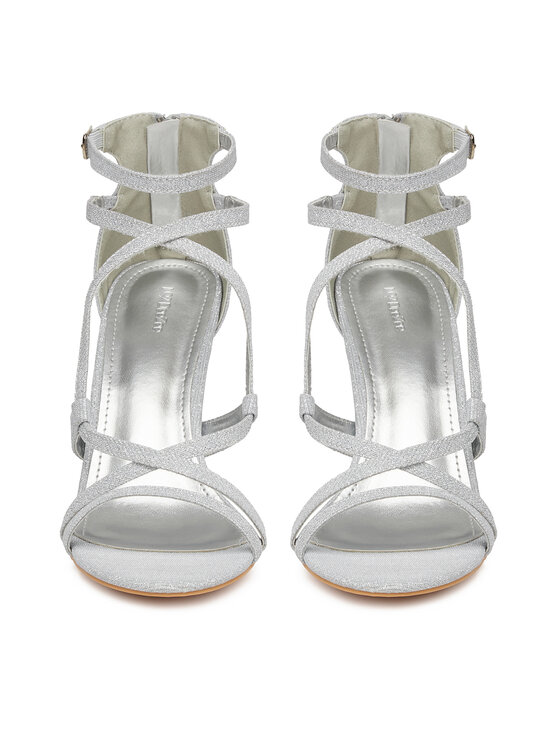 DeeZee DeeZee Sandale F89725-88 Srebrna