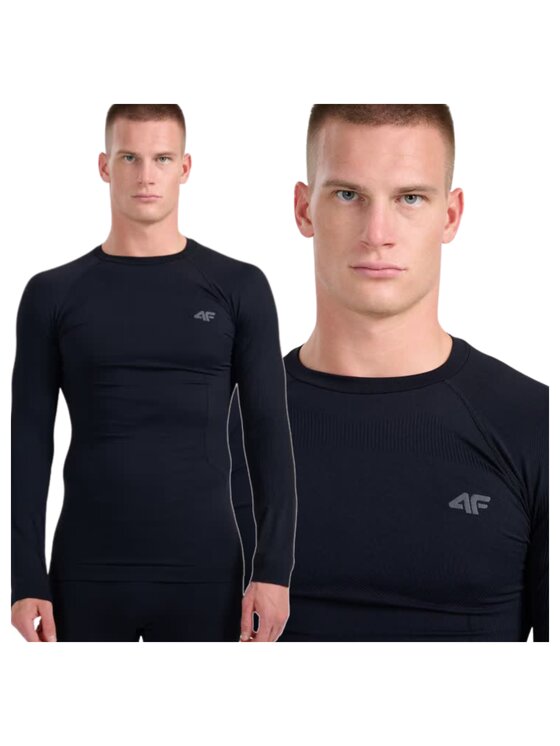 4F 4F Intimo termico pezzo sopra 4FWAW25USEAM233-20S Nero