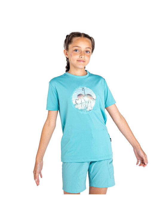 Dare2B Dare2B T-Shirt Rightful Zielony Short Fit