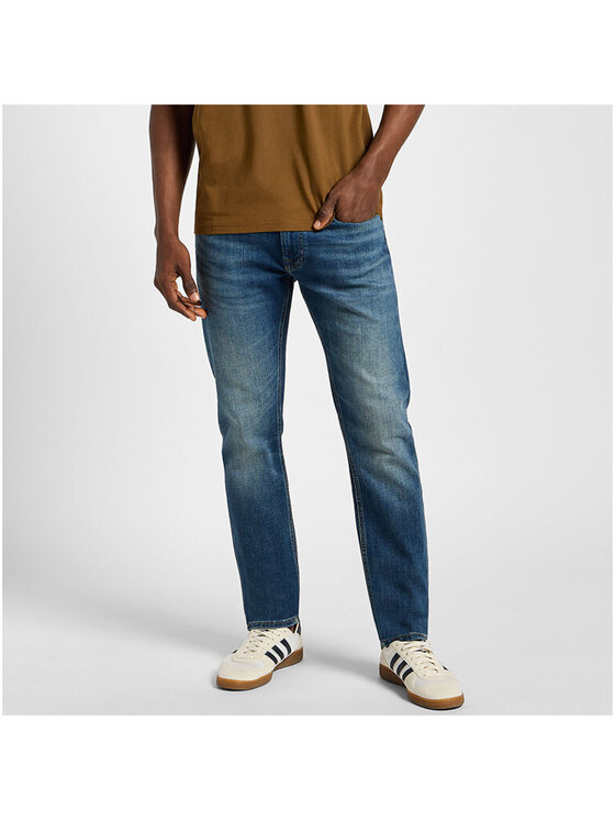 Lee Lee Jeansy LUKE Niebieski Slim Fit