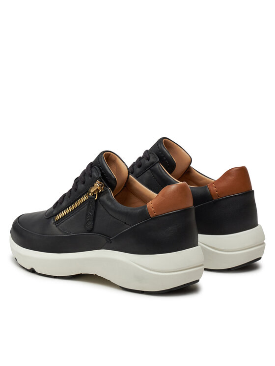 Clarks Clarks Sneakersy Tivoli Zip 26176648 Czarny