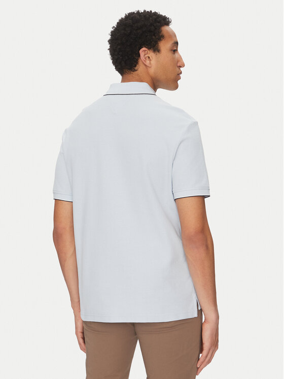 Tommy Hilfiger Tommy Hilfiger Tricou polo MW0MW38457 Albastru celest Classic Fit