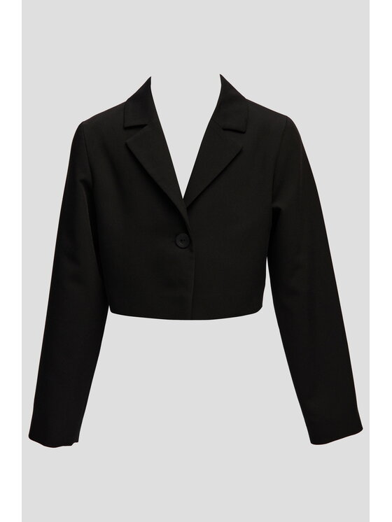 SLY SLY Marynarka 5S-501 Czarny Comfortable Fit