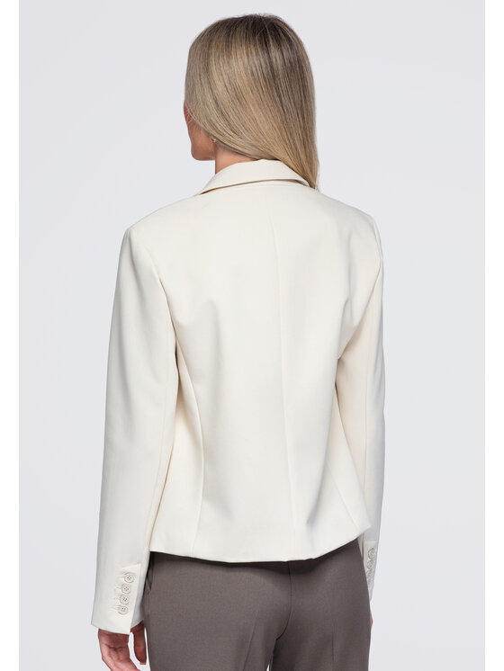 Ombre Ombre Sako OW-BL-E0006 Béžová Slim Fit