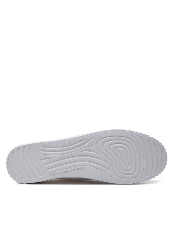 Tommy Hilfiger Tommy Hilfiger Πάνινα παπούτσια Canvas Lace Up Sneaker FW0FW07805 Λευκό