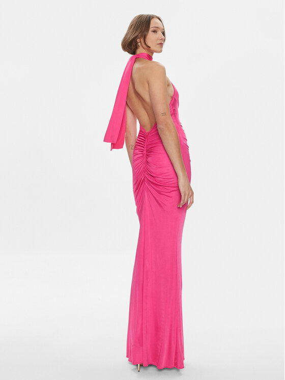 Pinko Pinko Sukienka wieczorowa Marmilla 102860 A1JS Różowy Slim Fit