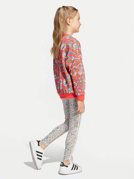 adidas adidas Komplet bluza i legginsy Liberty London JV7803 Granatowy Loose Fit