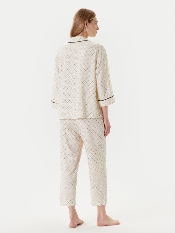 United Colors Of Benetton United Colors Of Benetton Піжама 4T3U3P00R Écru Relaxed Fit