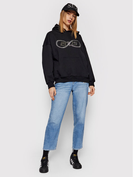 2005 2005 Bluza Unisex Forever Czarny Regular Fit
