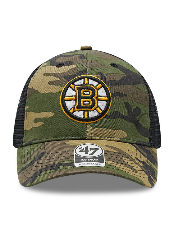 47 Brand 47 Brand Šilterica Nhl Boston Bruins Trucker H-CBRAN01GWP-CM Zelena