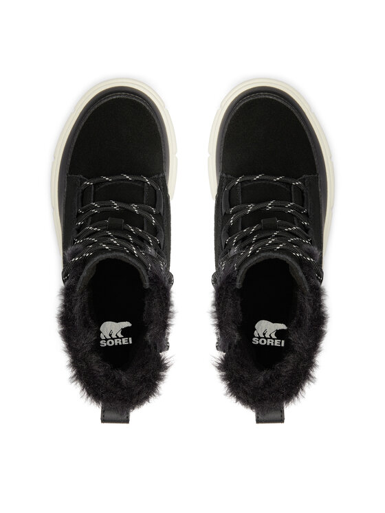 Sorel Sorel Μπότες Χιονιού Youth Explorer III Lace Wp 2088511010 Μαύρο