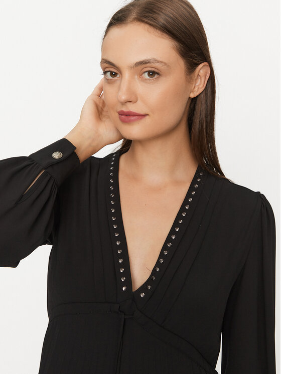 Liu Jo Liu Jo Vsakodnevna obleka MF3422 T0414 Črna Regular Fit