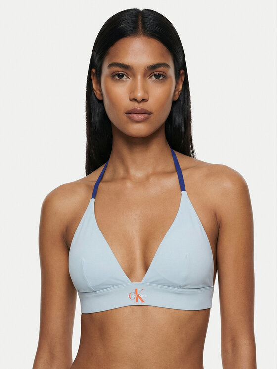 Calvin Klein Swimwear Calvin Klein Swimwear Bikini augšdaļa LV00Q61225 Gaiši zila