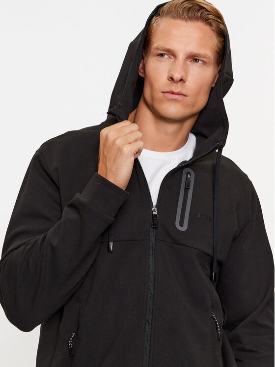 BOSS Boss Mikina Sariq 50493468 Černá Regular Fit