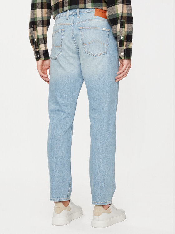 Mustang Mustang Jeans hlače Denver 1015136 Modra Straight Fit