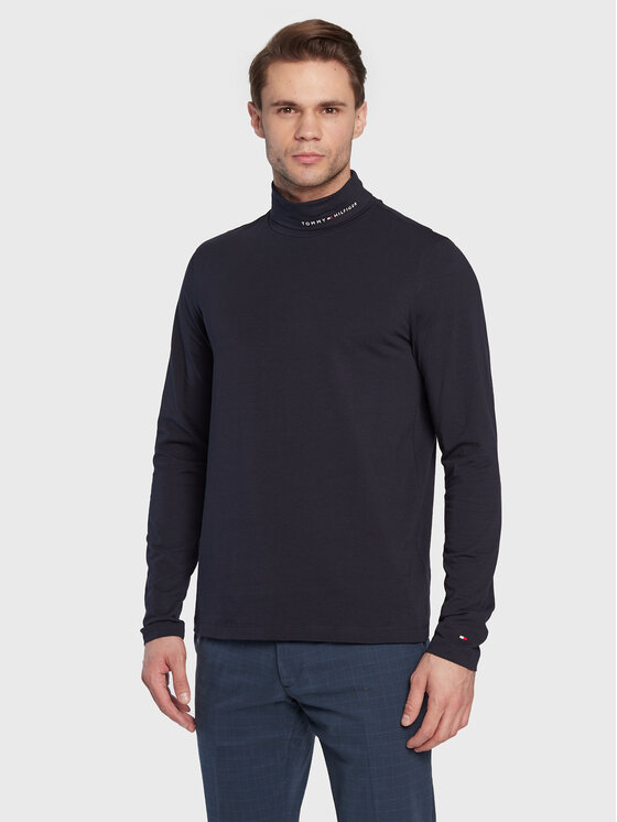 Tommy Hilfiger Tommy Hilfiger Garbó Logo MW0MW28787 Sötétkék Slim Fit
