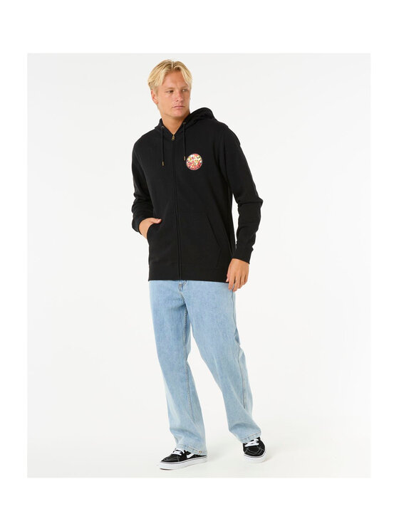Rip Curl Rip Curl Bluza Wettie Passage Icon Zip Thru Czarny Standard Fit