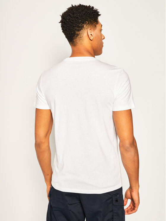 Lee Lee T-Shirt Stripe Tee L64VFQLJ 112115945 Biały Regular Fit