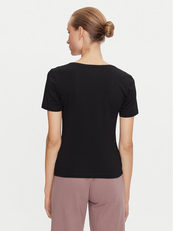 4F 4F T-särk 4FWAW24TTSHF1649 Must Slim Fit