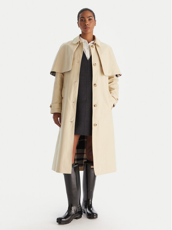 Hunter Hunter Tenchcoat Keltie HARW0014251 Beige Regular Fit