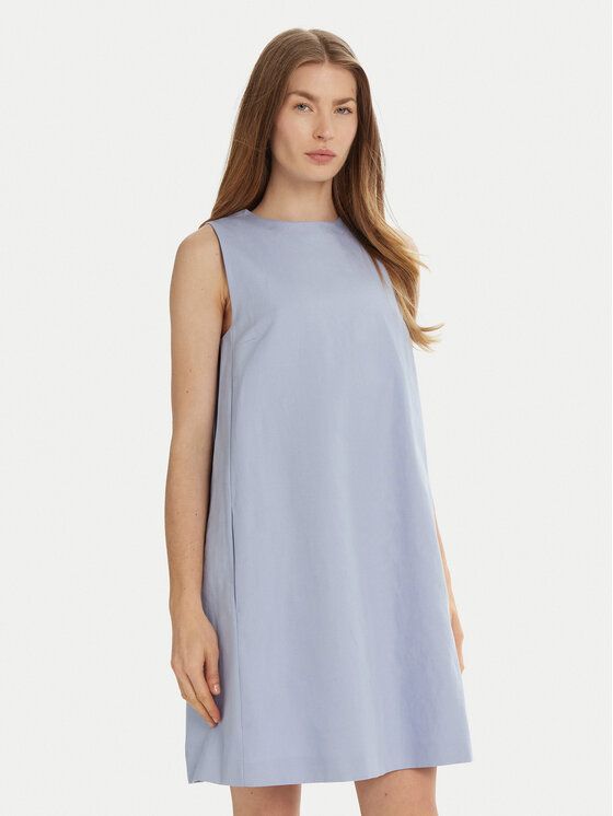 Weekend Max Mara Weekend Max Mara Ежедневна рокля Racer 2515221102 Светлосиньо Regular Fit