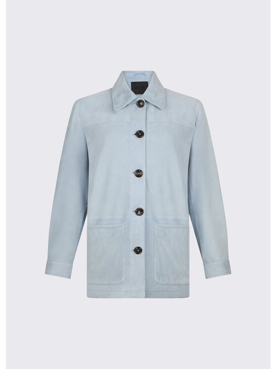 Liu Jo Liu Jo Giacca di pelle CA6153P0382P9580 Azzurro chiaro Loose Fit