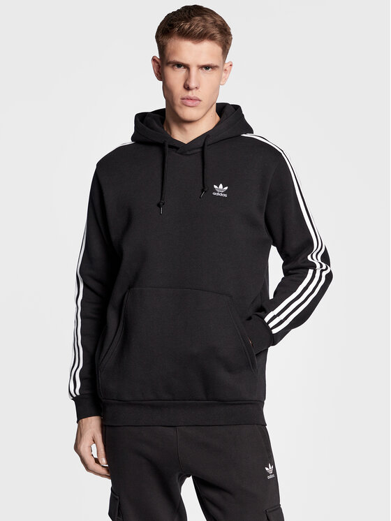 adidas Bluză Adicolor Classics 3-Stripes Hoodie IA6346 Negru Regular Fit