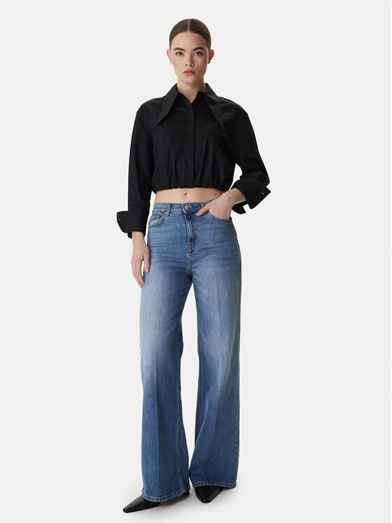 Vero Moda Vero Moda Πουκάμισο Melli 10330520 Μαύρο Regular Fit