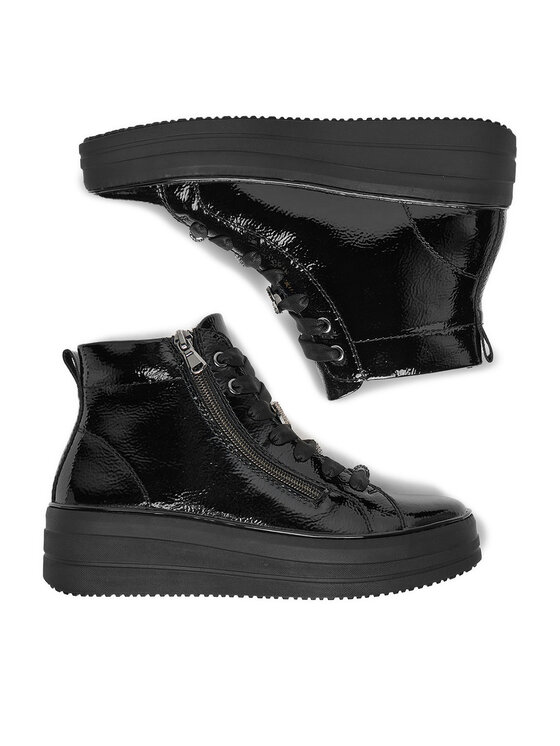 Remonte Remonte Schnürschuhe D1C72-00 Schwarz