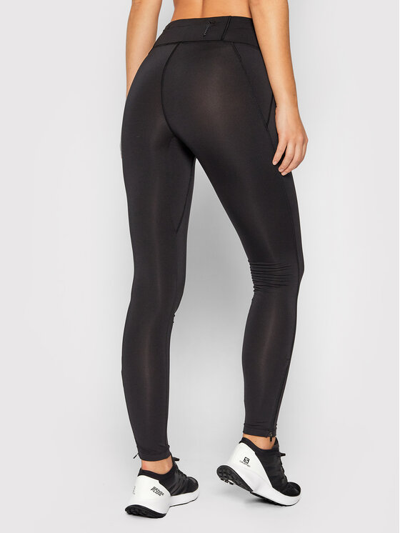 Salomon Salomon Leggings Agile Long L40125900 Schwarz Skinny Fit