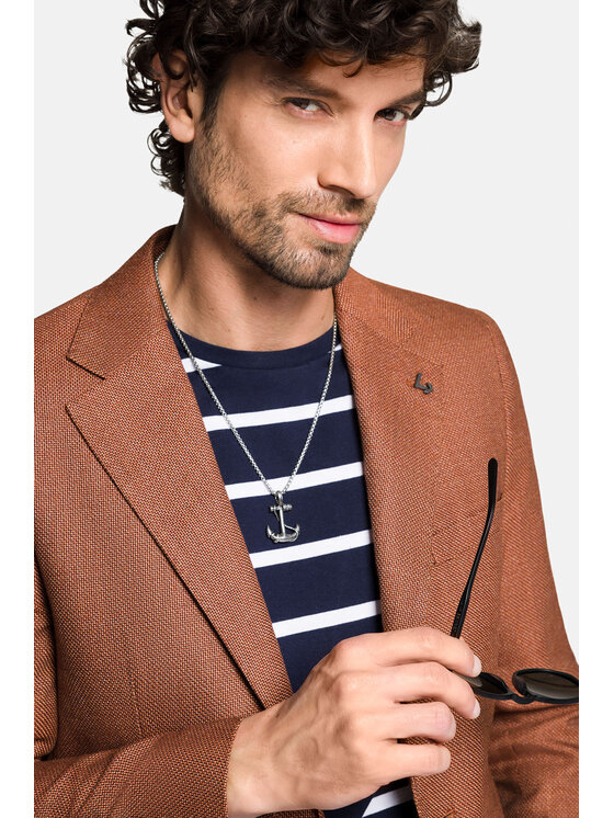 Lancerto Lancerto Marynarka Shannon MA131123000010 Brązowy Slim Fit