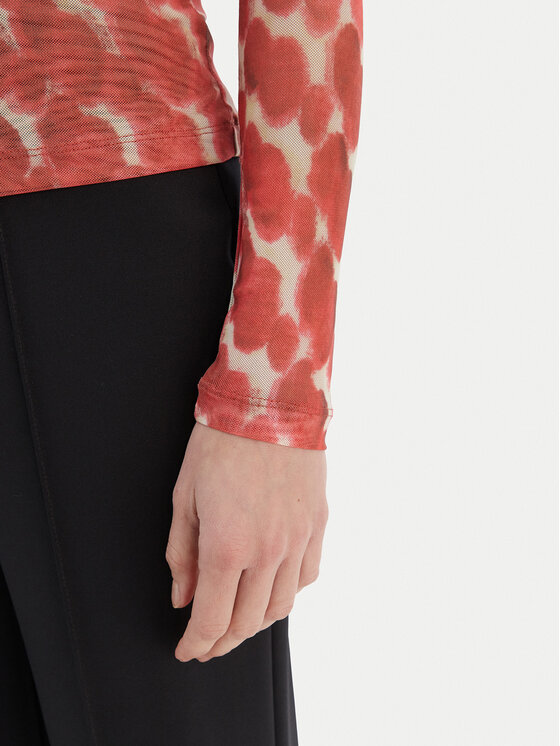 Bardot Bardot Blúzka Alba 60287TB Červená Slim Fit