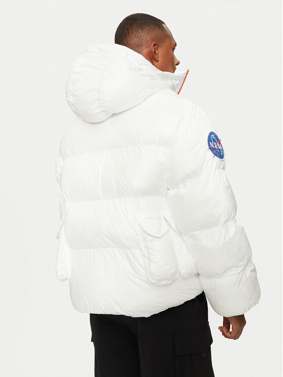 Alpha Industries Alpha Industries Kurtka zimowa 148136 Biały Loose Fit